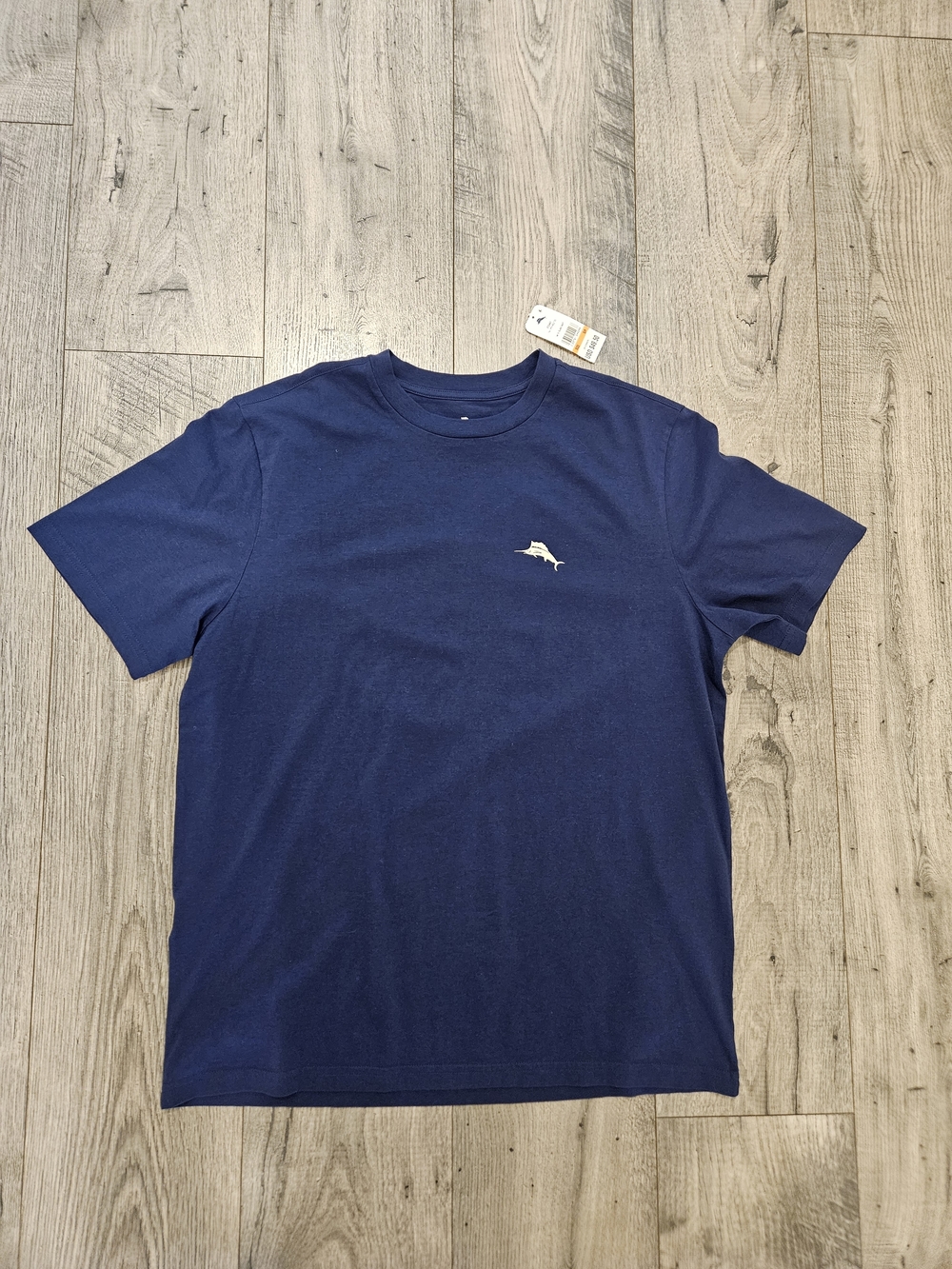 Tommy Bahama Men's Island Navy Golf Grafic Short-Sleeve Crew Tee Cotton Sz.S/P